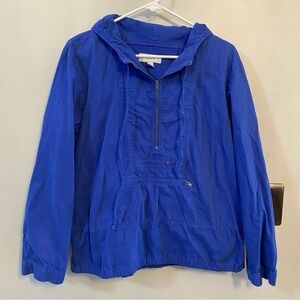 J. Crew popover jacket blue medium